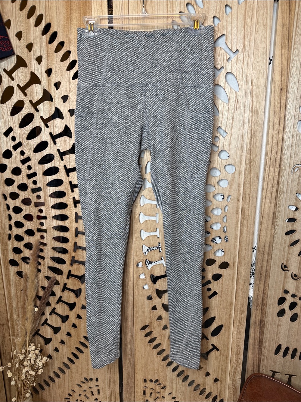 Champion Gray and white Leggings